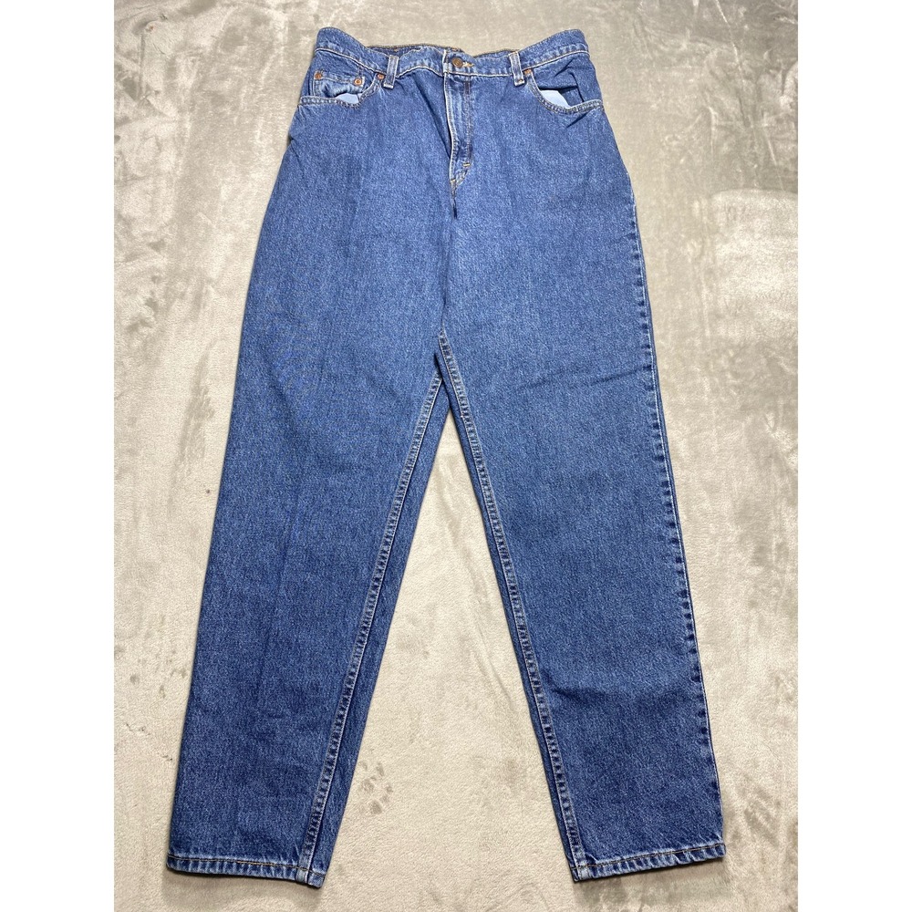 Levis 551 Jeans Womens 14 Medium Wash‎ Relaxed Tapered Leg Denim Casual 551TM